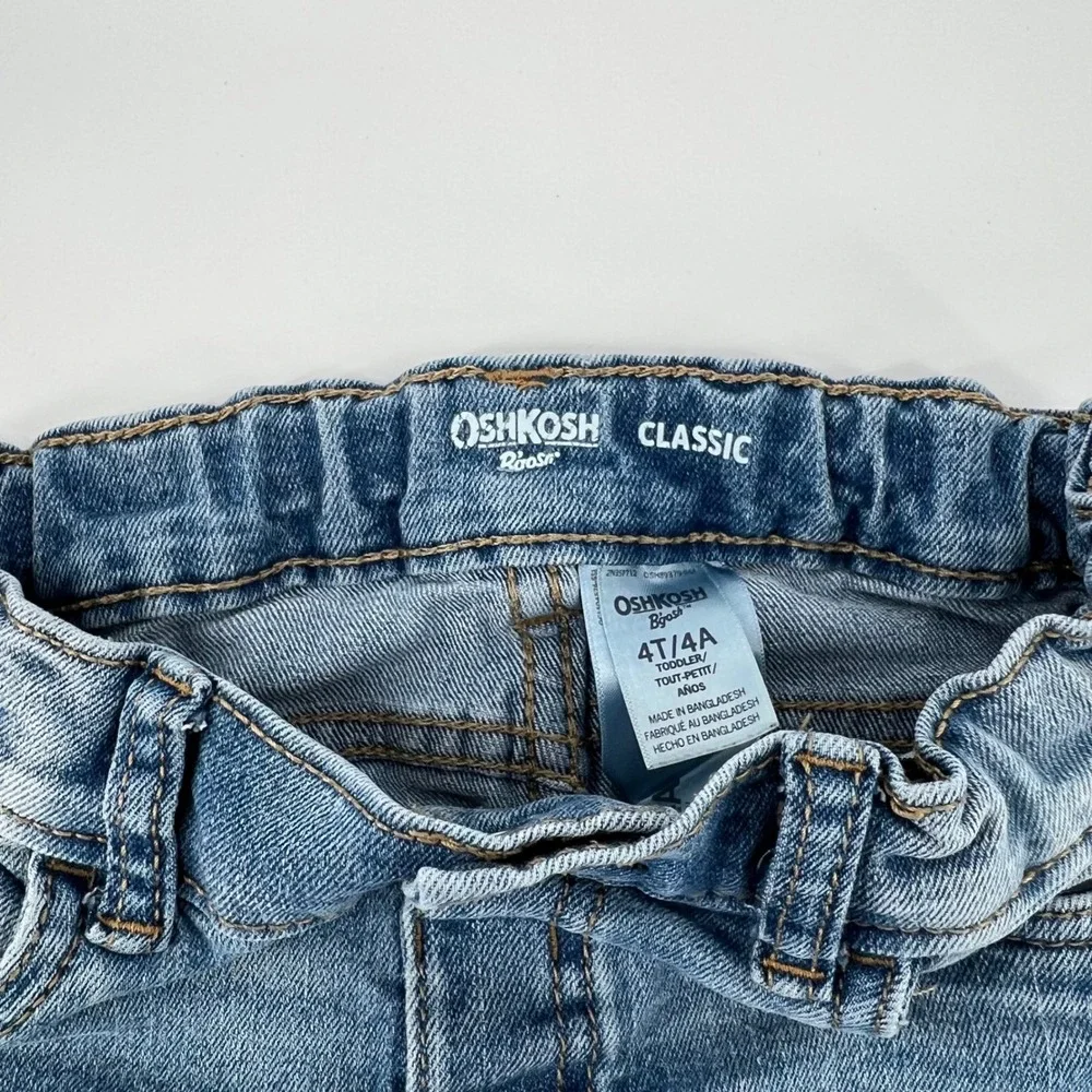 OshKosh B'gosh Classic Toddler Jeans‎ Boys Girls Blue Denim Size 4T